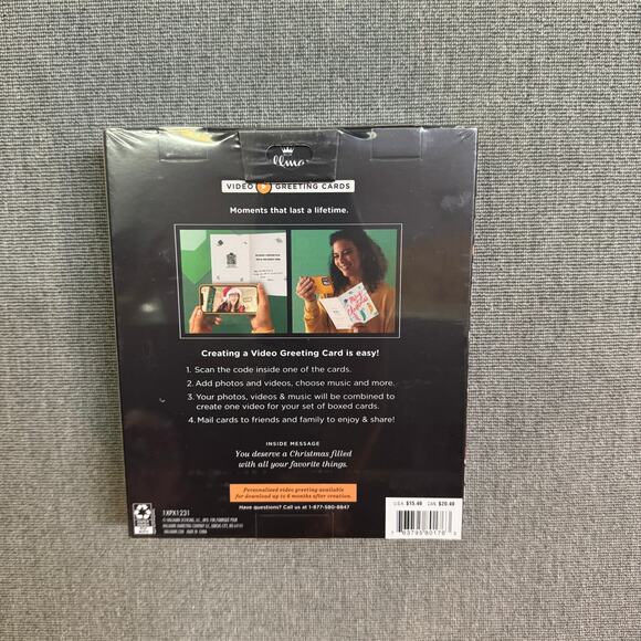 Hallmark Personalized Video Cards-Pack of 10-Merry Christmas Stockings Gifts New - Picture 2 of 5